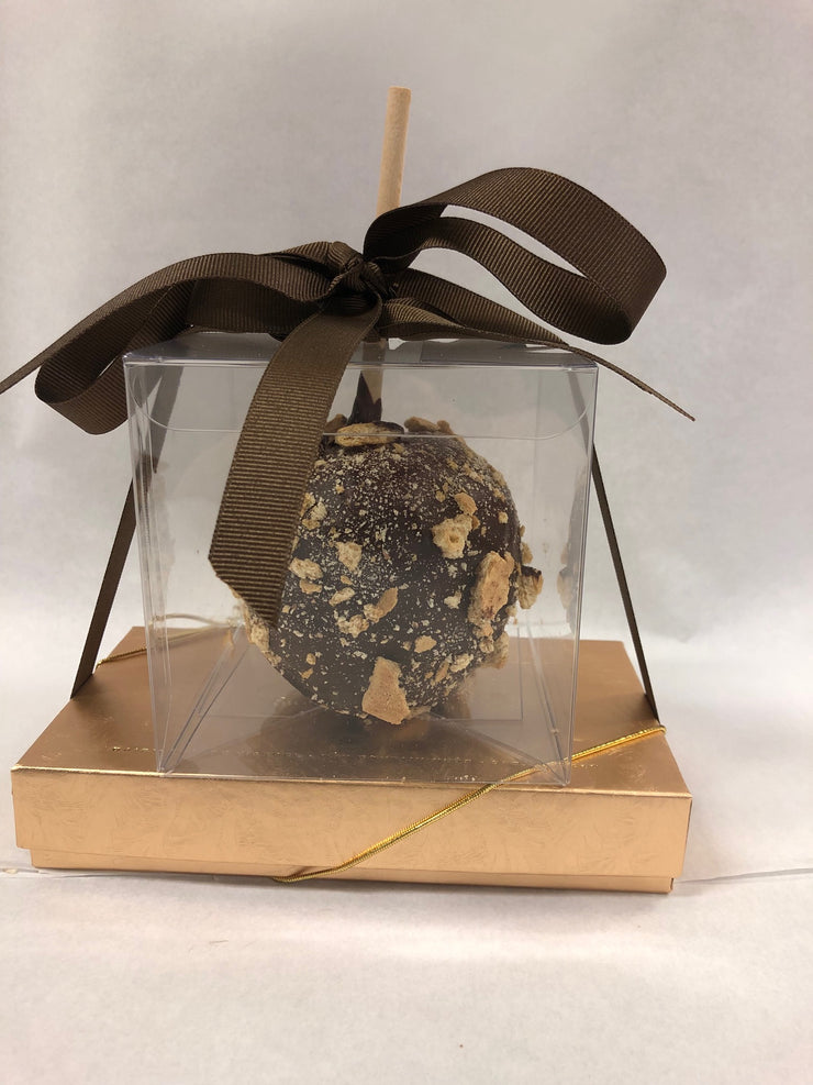 8 Piece Gift Box with Chocolate Covered Apple